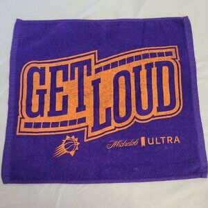 Phoenix Suns ' Get Loud ' Rally Rag by Michelob Ultra 2022 Playoffs 16'x 14''